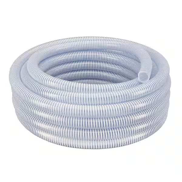 PVC Discharge & Suction Hose, 1-1/2" ID x 100 ft
