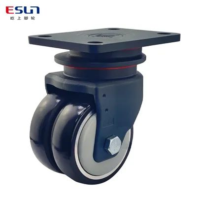 High Load Capacity 400 Kg Polyurethane Swivel Locking Casters