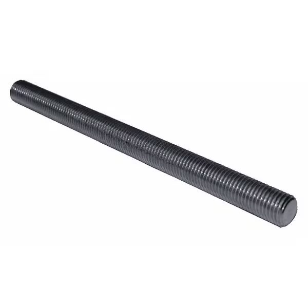 Double-End Threaded Stud, 10-32 Thread to 10-32 Thread, 4 in Overall Length, Plain Finish