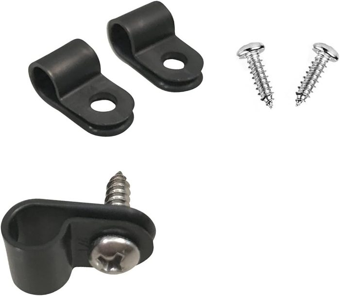 1/4 inch P Clips with Stainless Steel Pan Head Phillips Screws