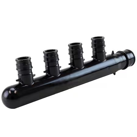 3/4 in. x 1/2 in. PEX-B Barb Poly-Alloy 4-Port Closed Manifold