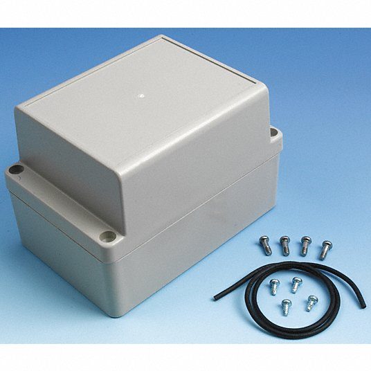 Nonmetallic Enclosure, 4X NEMA Rating, No Knockouts