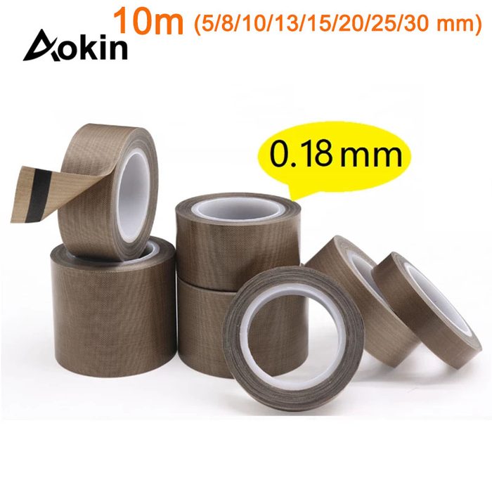PTFE High Temperature Heat Resistant Sealing Insulating Adhesive Tape 10m Length