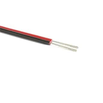 12V Red Black Hookup Wire 2 Pin Automotive Flat Cable