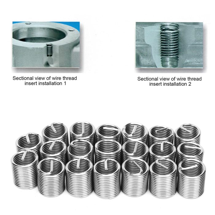 V-Coil Stainless Steel Threaded Inserts