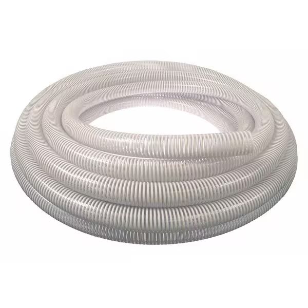 PVC Water Suction Hose, 2" ID x 100 ft