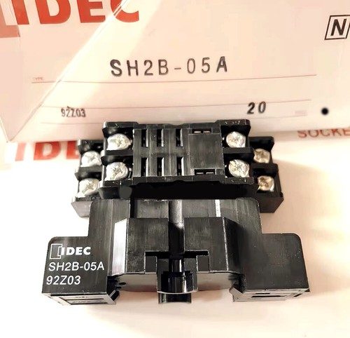 SH2B-05A DIN Rail Intermediate Relay Socket Base 2PDT 8-Pin