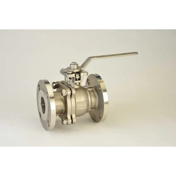 1/2 in. 3Pc Threaded SS Ball Valve Inline API 607