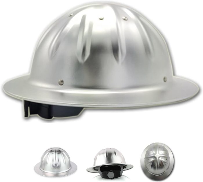 Aluminum Full Brim Hard Hat