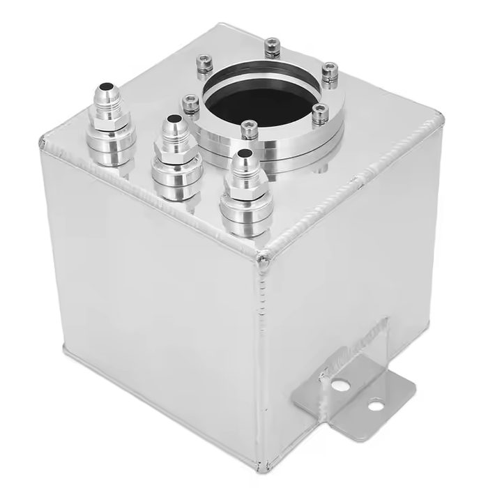 Radiator car fuel surge tank