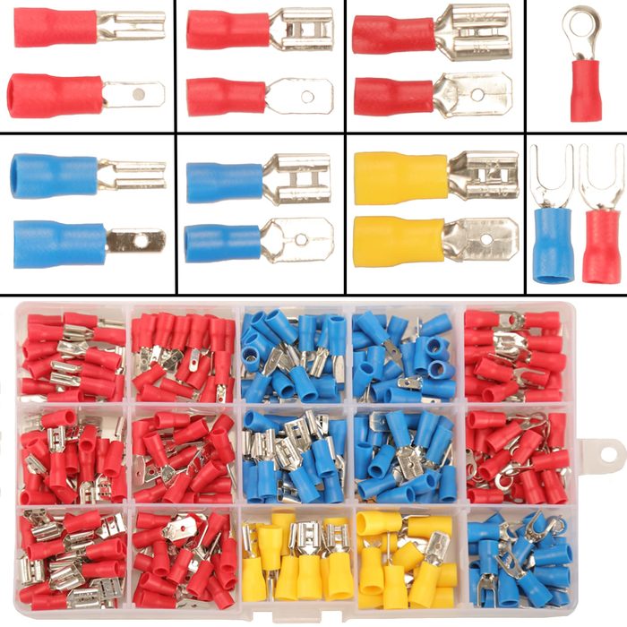 Copper Round Ring Tongue Wire Cable Connector Lugs