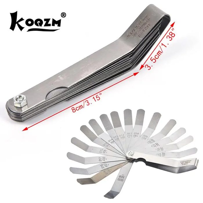 Feeler Set, Stainless Steel Curved