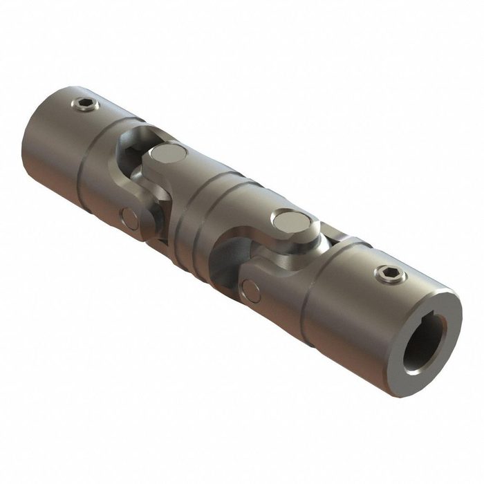 Heavy-duty Double Universal Joint for keyed shafts