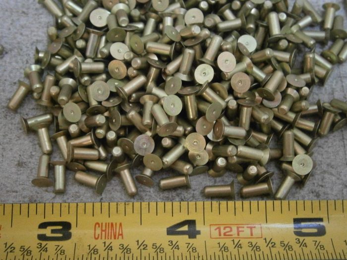 Solid Rivet, Military Spec. MS20426AD3-4, 3/32 x 1/4 in, 100 degree