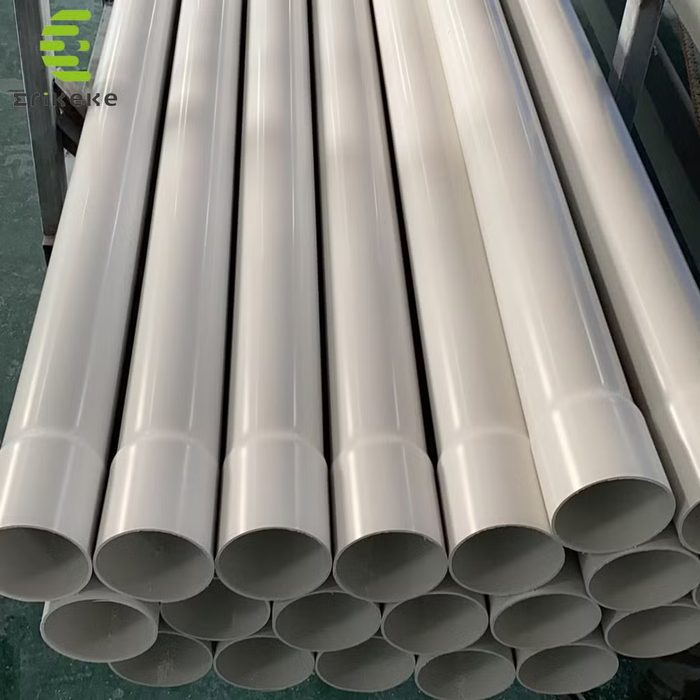 White PVC Piping
