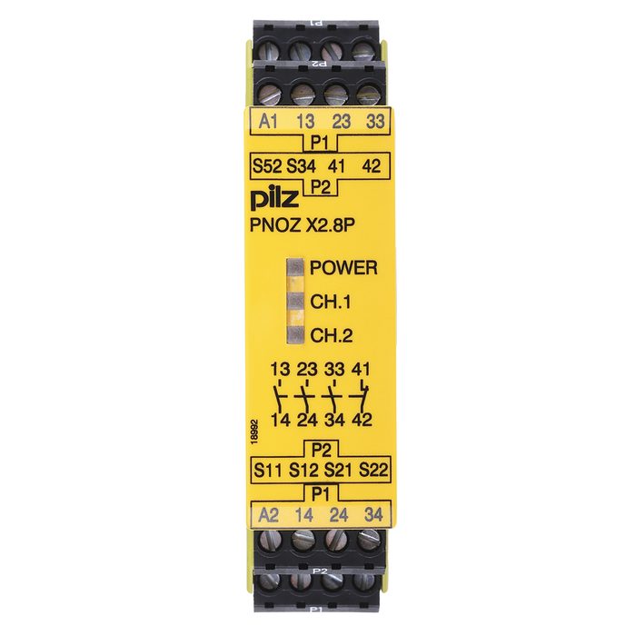 Standalone Safety Relay PNOZ X2.1 24VAC/DC 2n/o