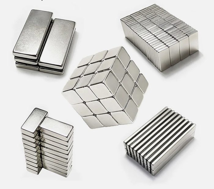 N35 Nickel Plated Neodymium Block Magnets