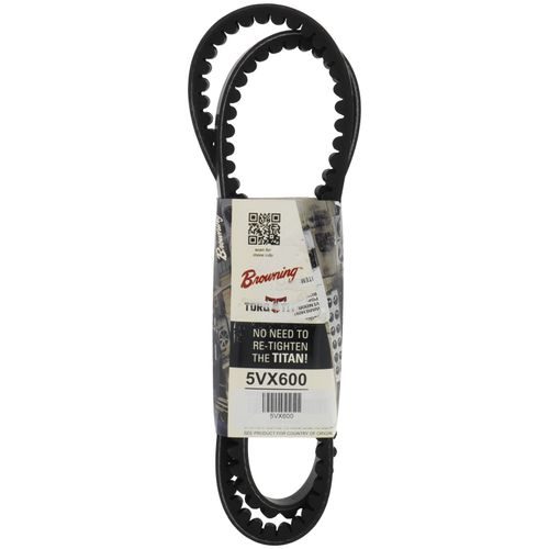 Cogged V-Belt 5VX600, 60" Outer Length, 35/64" Thickness
