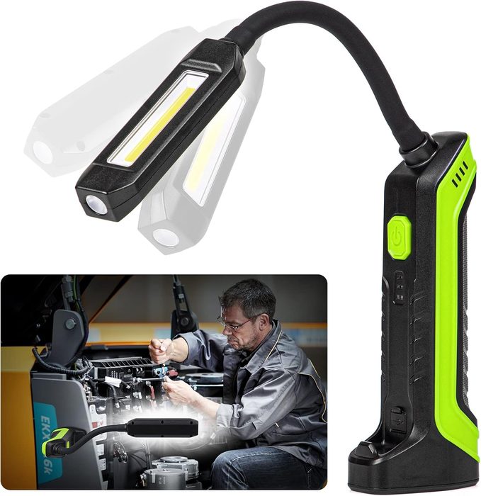 LED Work Light with Flexible Gooseneck