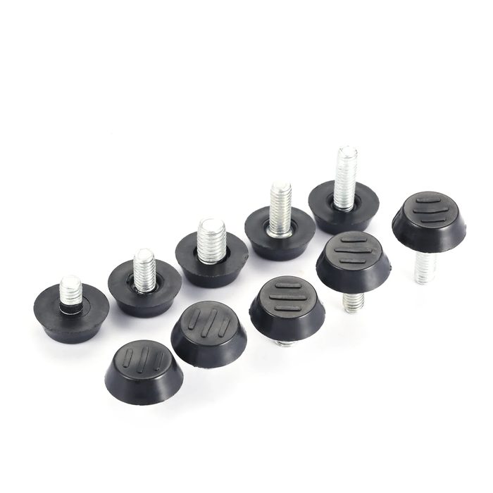 Adjustable Threaded Stem Leveling Feet, M6 M8