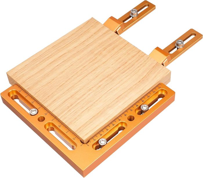 CNC Workpiece Positioning Fixture, CNC Vise Clamps for T-Slot & Perforated Tables