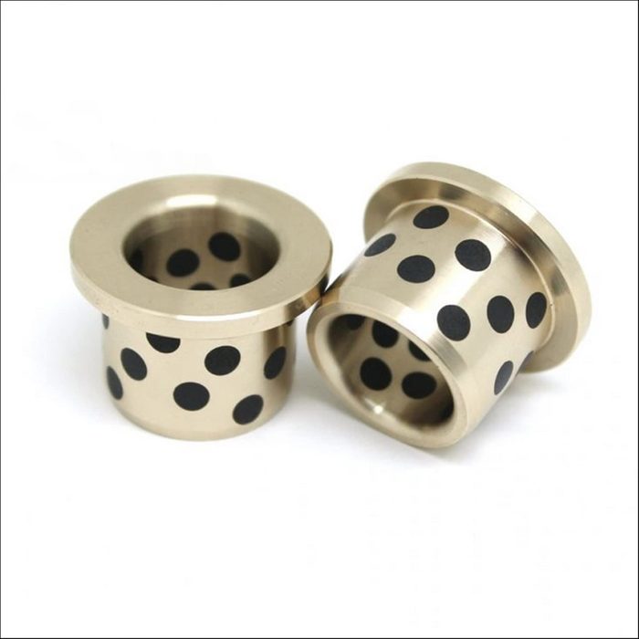 Custom Metric Flanged Graphite Impregnated Bronze Bushings
