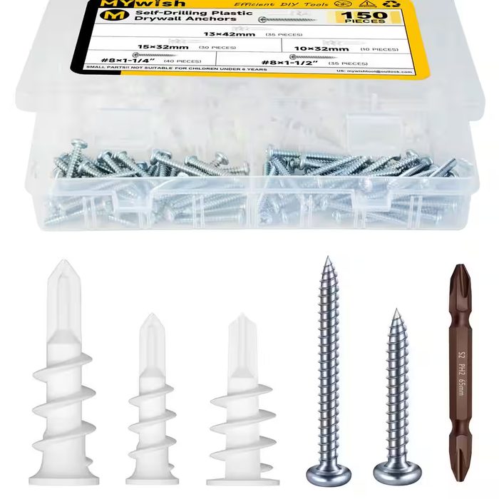 Self Drilling Drywall Anchors and Screws