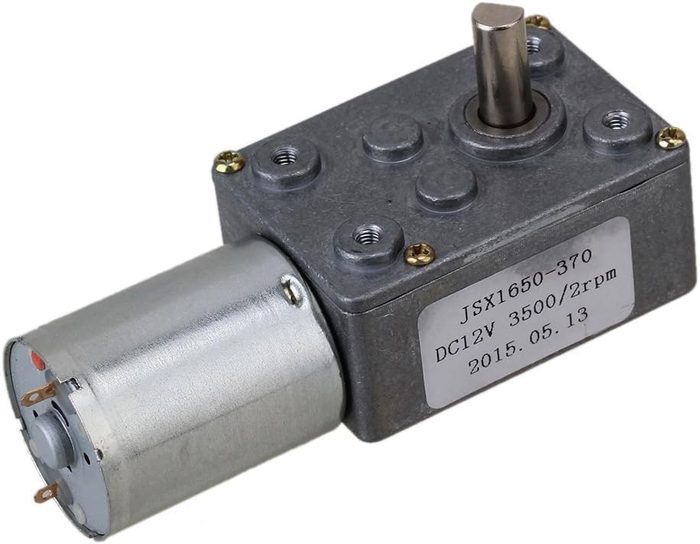 12V 2rpm Right Angle Gear DC Motor