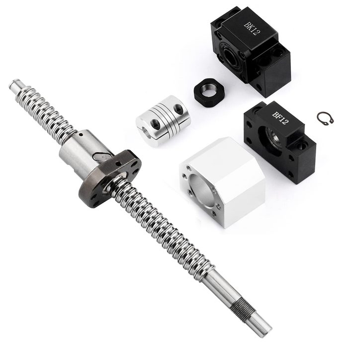 SFU1605 Ball Screw Set, 16mm diameter, 5mm Lead/Pitch, 150mm length