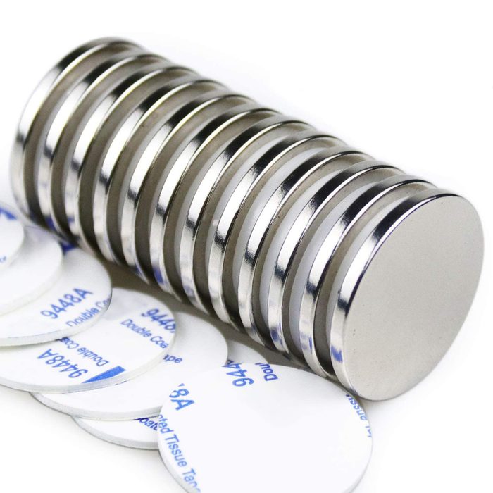 Neodymium Disc Magnets with Adhesive