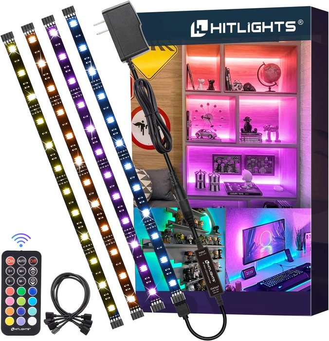 LED Strip Lights, Small, Dimmable, RGB 5050 Color Changing LED Tape Light