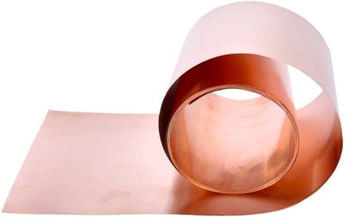 1M T2 Copper Sheet Pure Copper Strip 0.01-1mm Ultra-thin