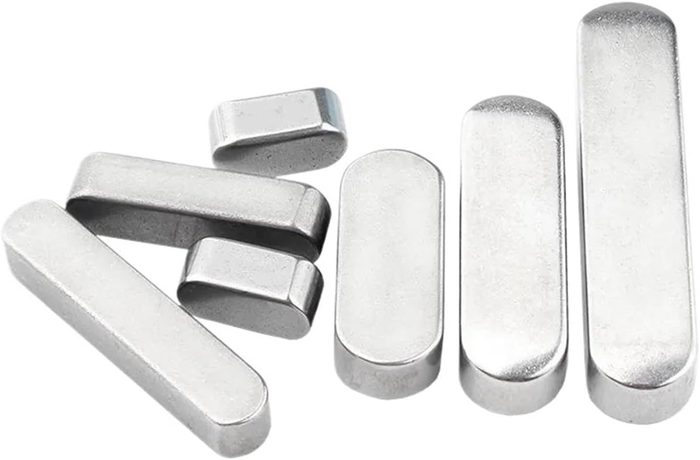 304 Stainless Steel Round End Parallel Flat Key Drive Shaft Roll Shaft Key Stock