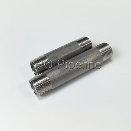 BS En10241 Stainless Steel SS304 Male Threaded NPT Bsp Hex Pipe Nipple