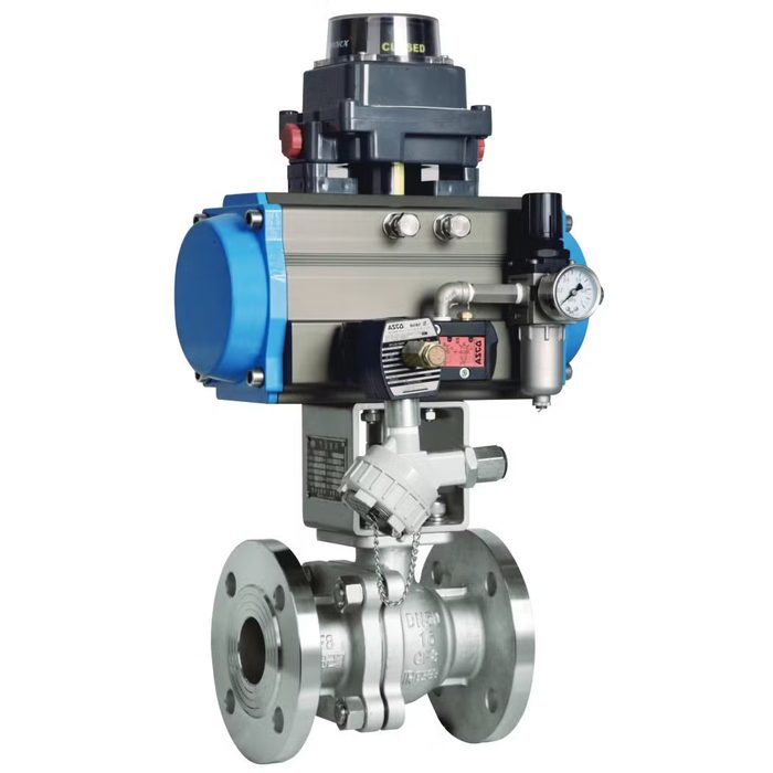 Ball Valve with Pneumatic Actuator