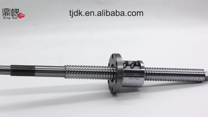 Precision Ground High Lead Ball Screw, 20mm Thread Dia, 40mm Lead, 45-1/2" Thread Length