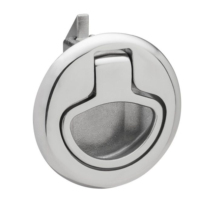 Non-Locking Mini Slam Latch, 1-3/4" Flange, 1/2" Depth