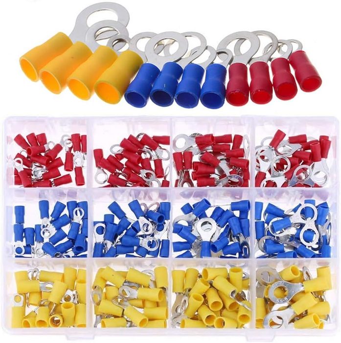 Mixed Quick Disconnect Electrical Ring Terminals