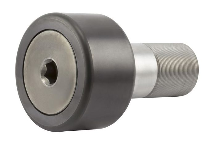 Hex Drive Heavy Stud Track Roller 1/2" Roller OD x 5/8" Stud Length