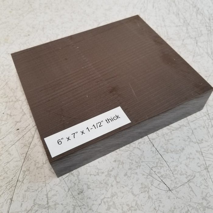 Delrin AF-100 Acetal Plastic Sheet, Brown