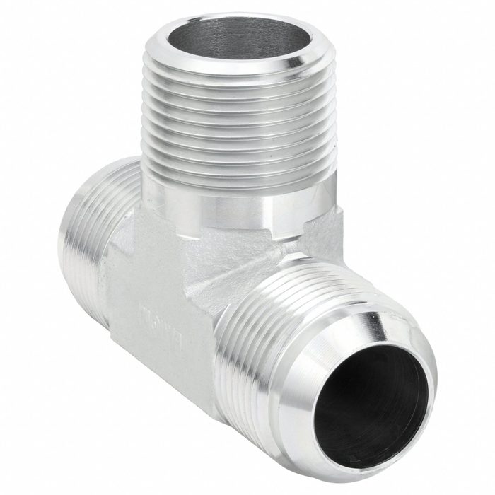 Hydraulic Hose Adapter, JIC-to-JIC, 1 in x 1 in Fitting Size, Male x Male