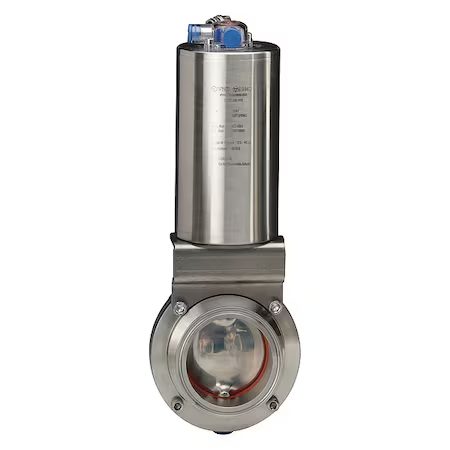 Pneumatic Butterfly Valve, 145 psi