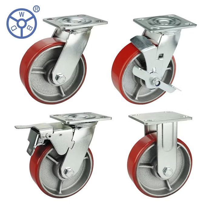 Heavy Duty PU Iron Core Caster