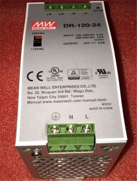 Din-Rail Power Supply AC To DC 24V 5 Amp 120W