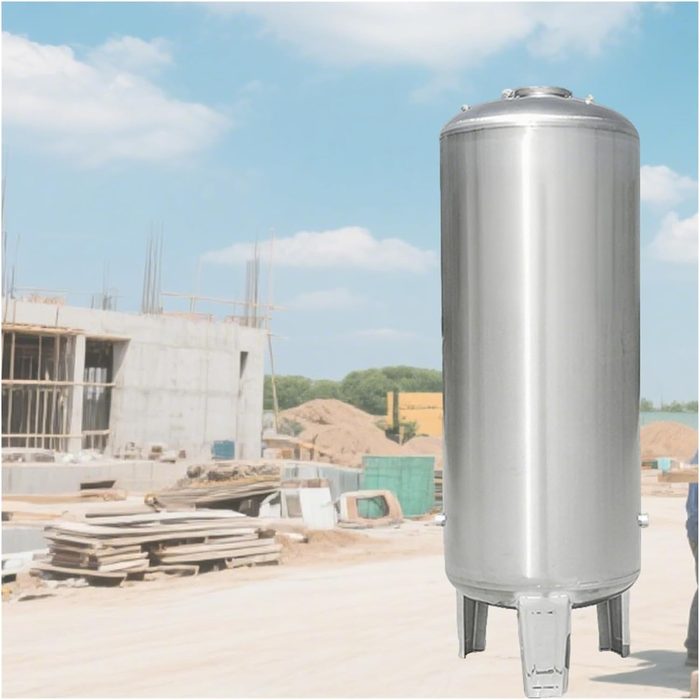 Large-Capacity Stainless Steel Water Storage Tank