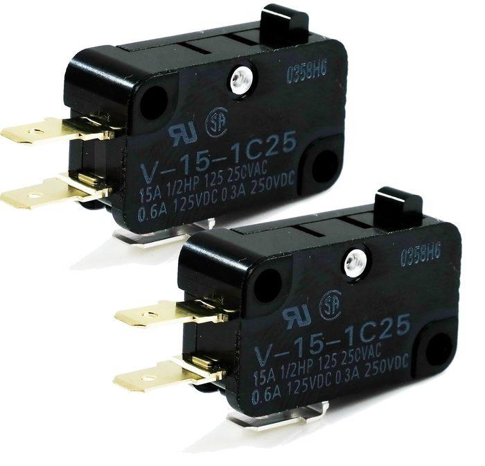 Micro Switch, 15 Amps 110 Volts