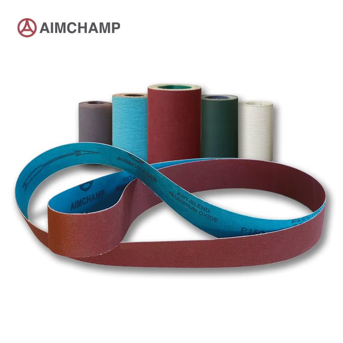 Customizable Width Aluminum Oxide Sanding Belts