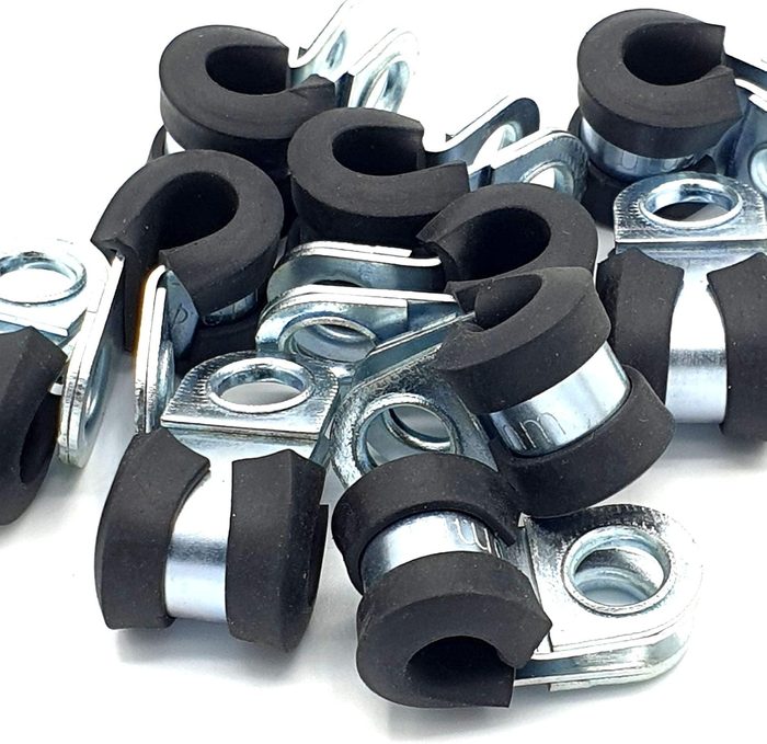 Rubber Lined Cable P-Clips Steel Hose P Clamps