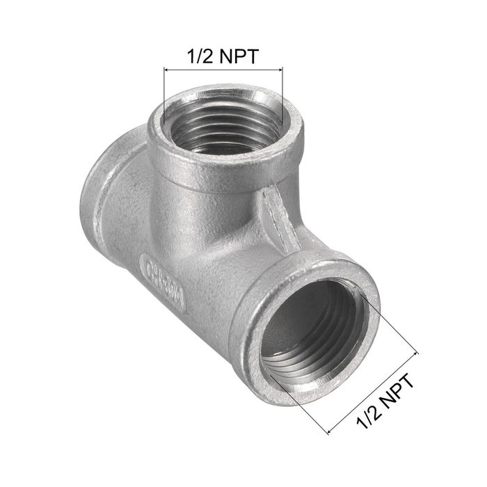 Pipe Fitting Aluminum Class 150 Tee 1" NPT Female