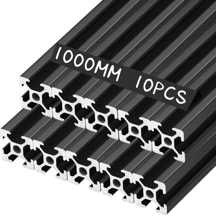 Aluminum Profile 4080 Extrusion European Standard Anodized